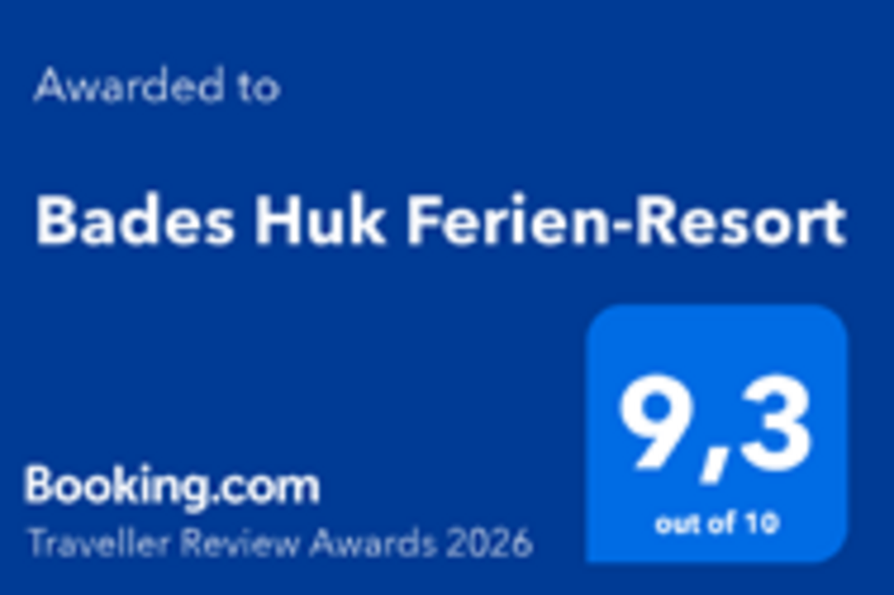 Booking.com Traveller Review Awards 2026: BADES HUK zählt zu den Top-Ferienresorts an der Ostsee Booking.com Traveller Review Awards 2026: BADES HUK zählt zu den Top-Ferienresorts an der Ostsee